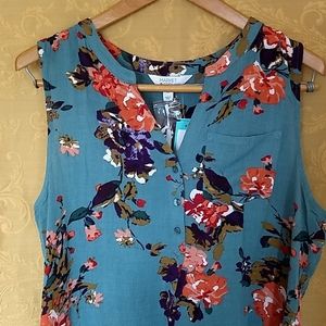 NWOT Market & Spruce XL Prat Henley blouse
